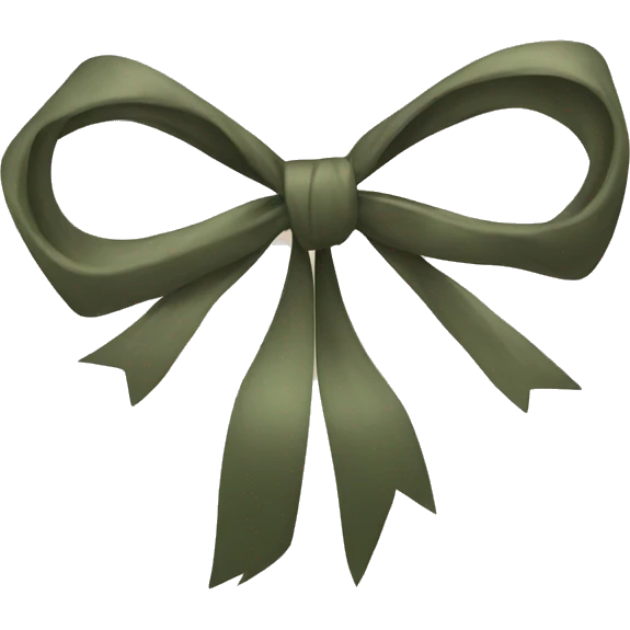 Bow on animal emoji