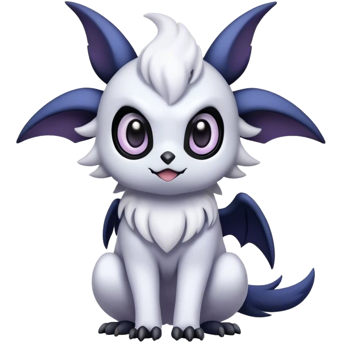 Cool Cute Kawaii Noibat-Absol-Pokemon Full Body emoji