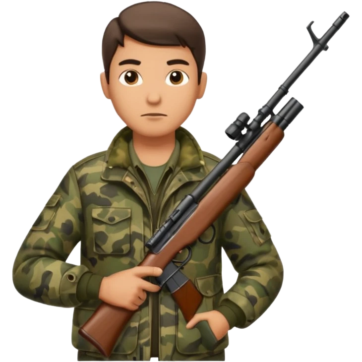 man hunter, standing, confident stance emoji