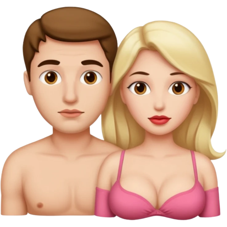 Hitler naked with woman breasts emoji