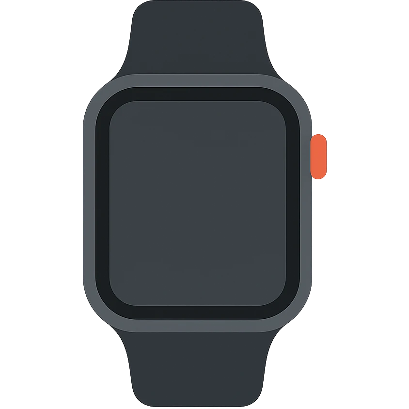 black apple watch emoji