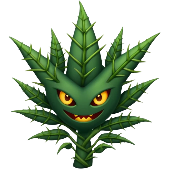 evil weeds emoji