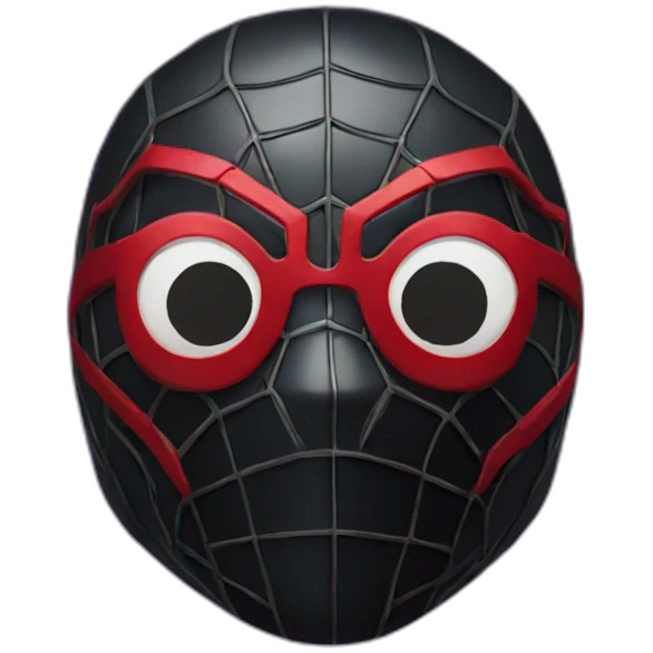 Miles morales mask emoji