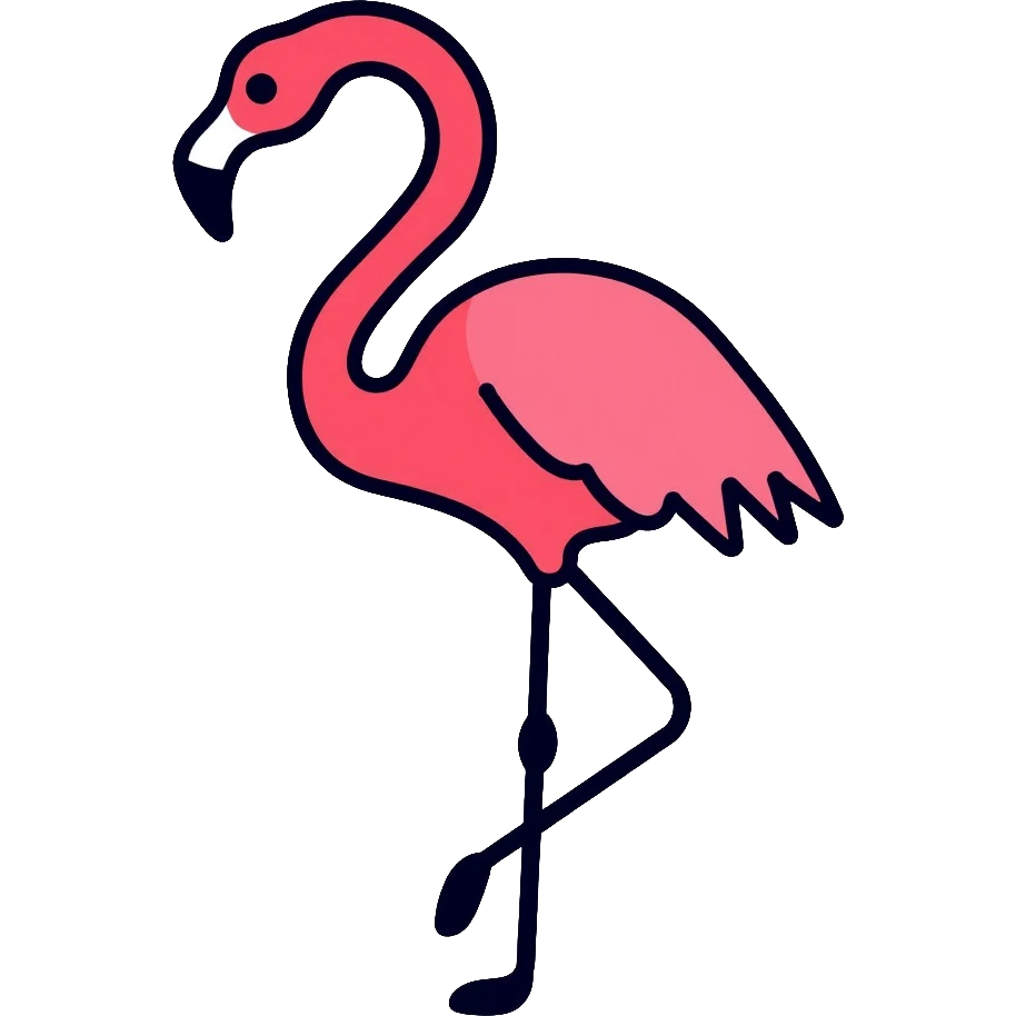 flamingo emoji