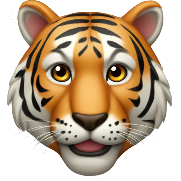 tiger head animal emoji