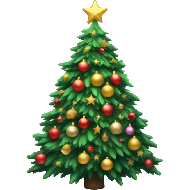 aesthetic christmas tree emoji