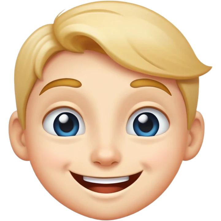Mischievous face emoji