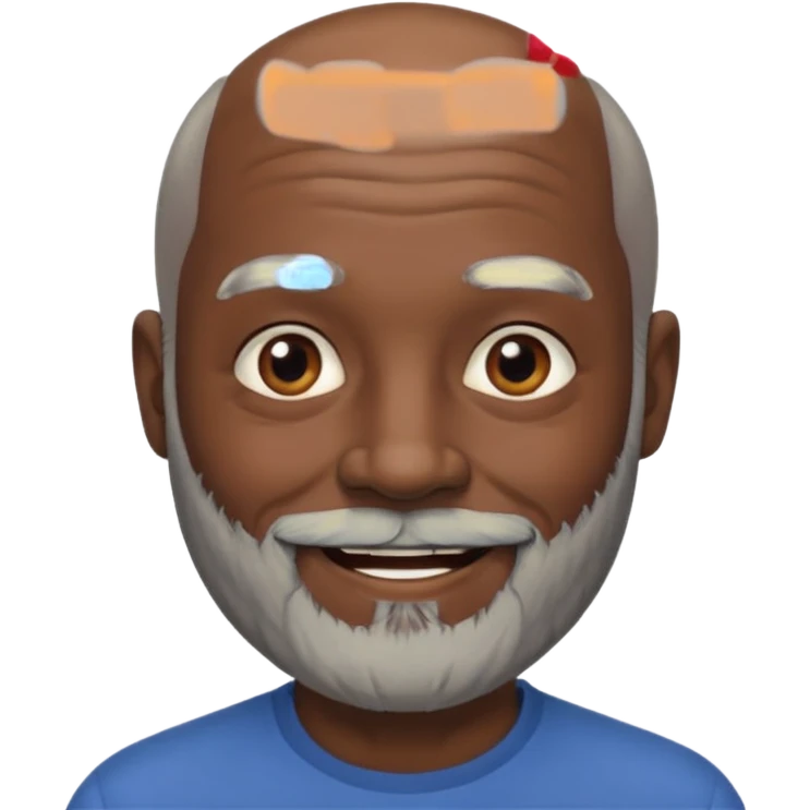 my dad buts he is black and not old with a grey beard and no hair i said gray hair but he is not old emoji