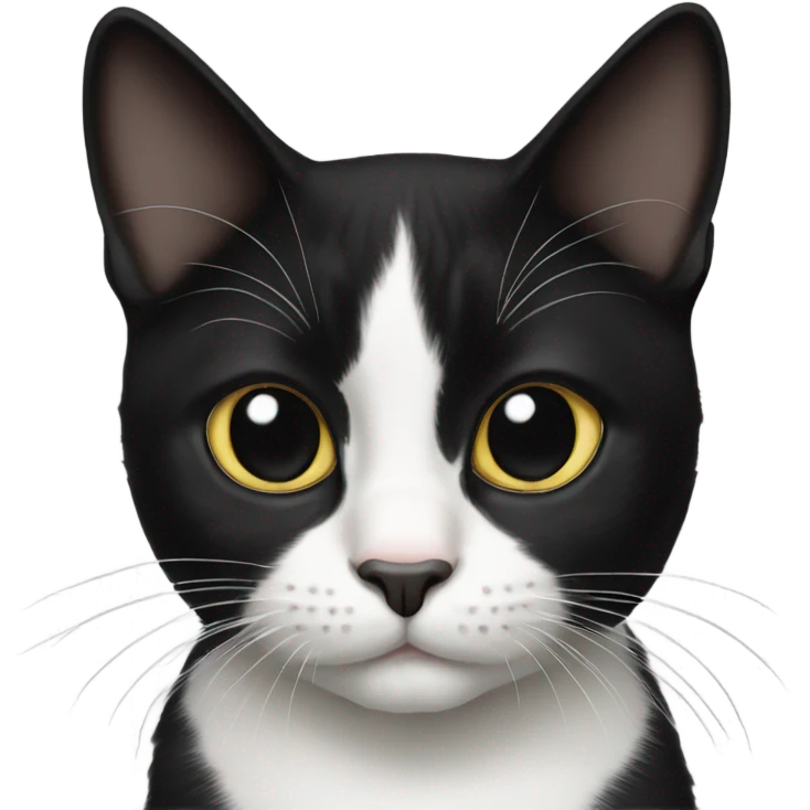 Tuxedo cat  emoji
