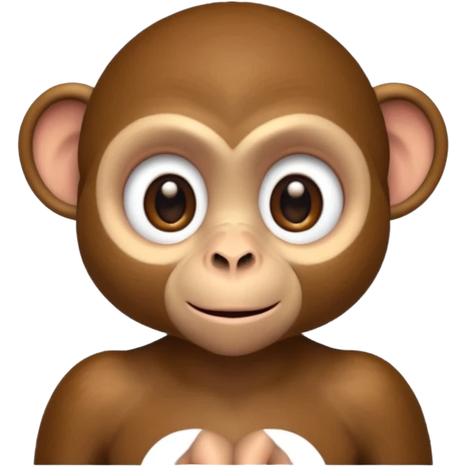 القرد بعين امه غزال emoji