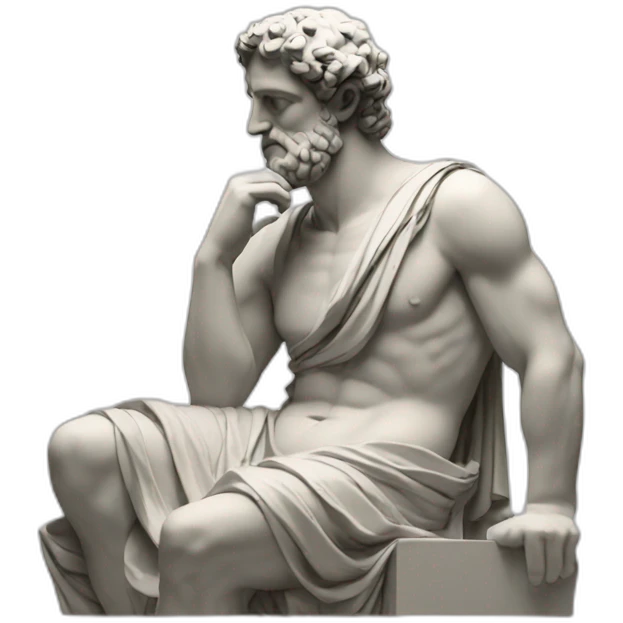 greek thinker emoji