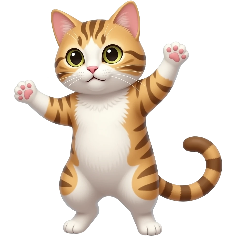 cat is dancing emoji