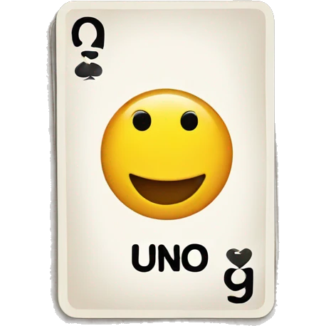 Uno card emoji