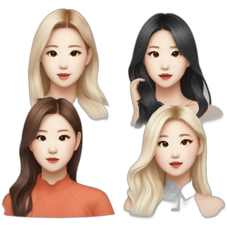 KPOP music group Mamamoo members emoji