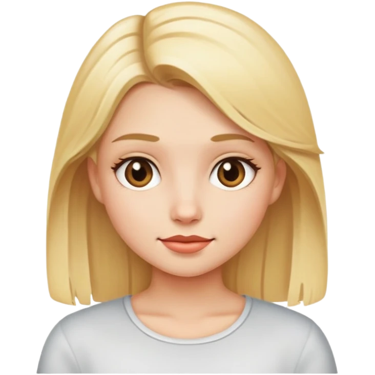 Blonde girl  emoji