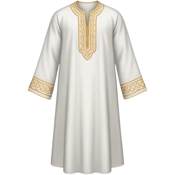 Thobe with no human just the dress emoji