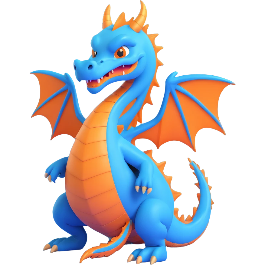 blue dragon emoji