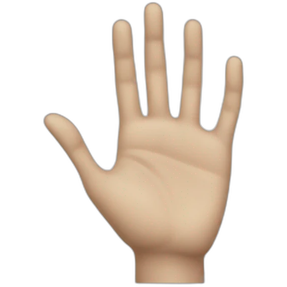 Ai creepy hands emoji