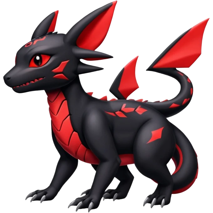 Guilmon-Umbreon-Salandit-hybrid emoji