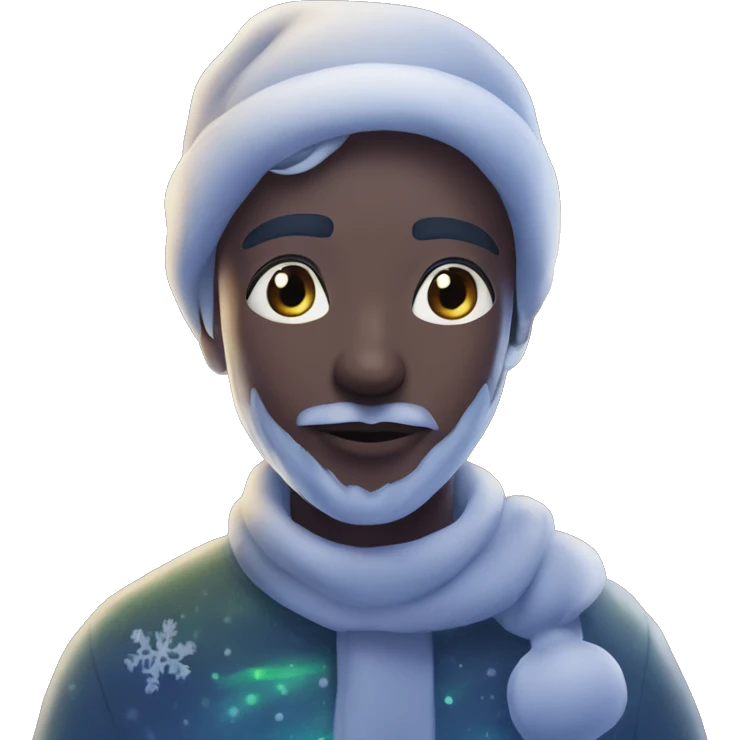 Christmas and northern lights ￼ emoji