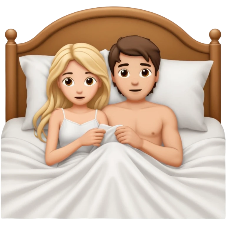 couple fucking in a bed emoji