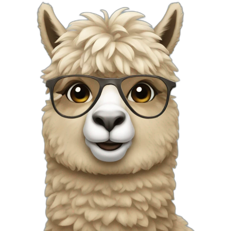writer alpaca emoji