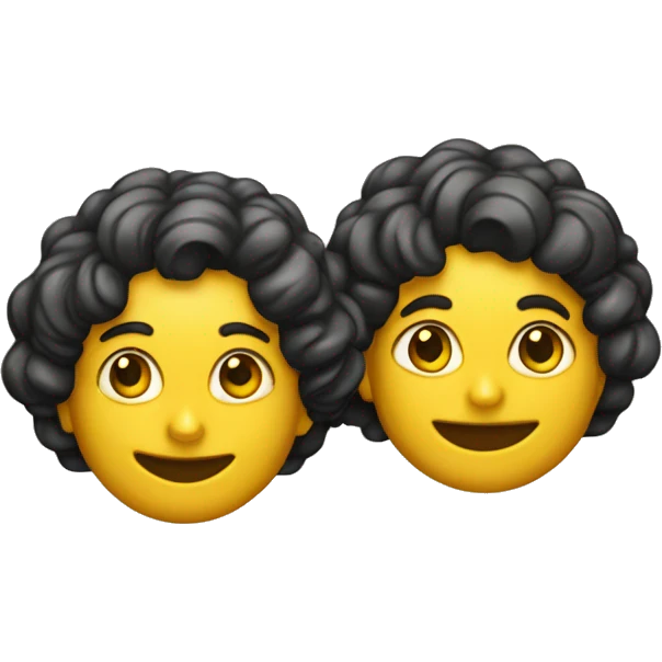 Pendientes dorados largos  emoji