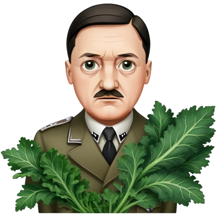 Adolf Hitlrr with cale emoji