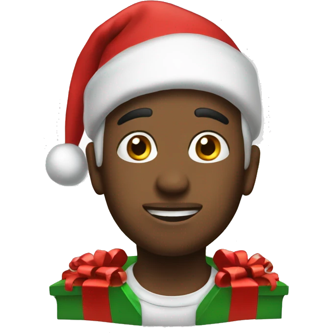 Christmas gift emoji