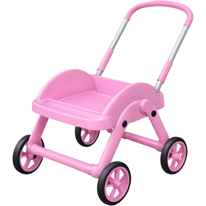 pink baby walker emoji
