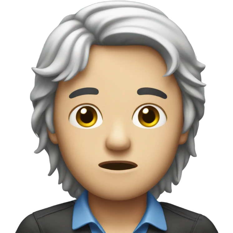 Dreading work emoji
