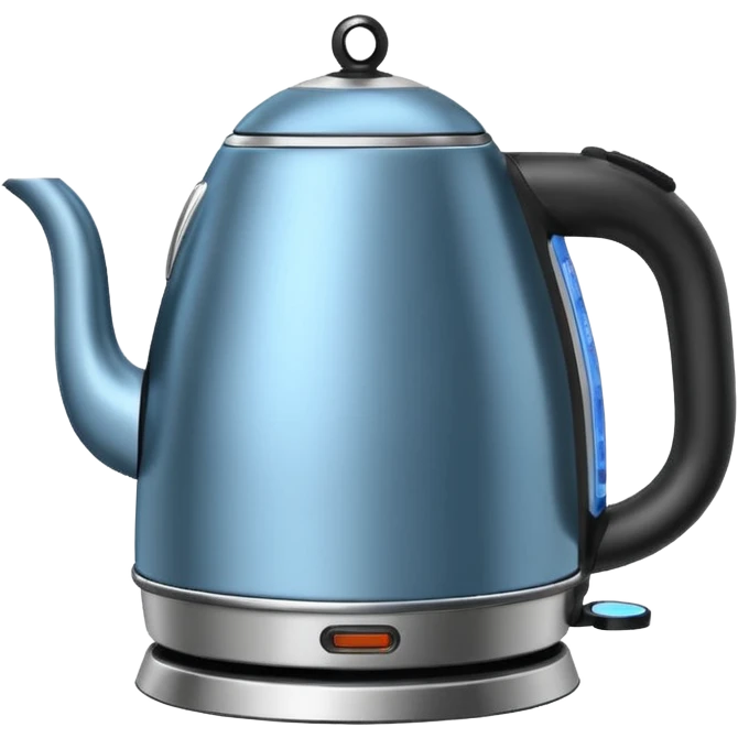 electric kettle, with steam, compatible with default apple emojis emoji