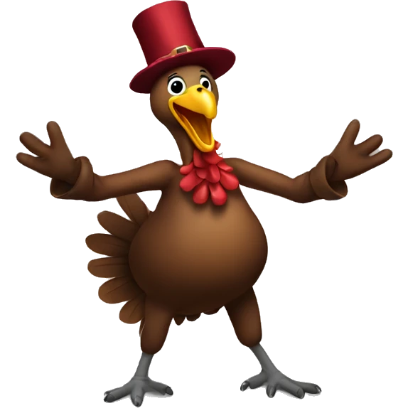 Dancing Turkey  emoji