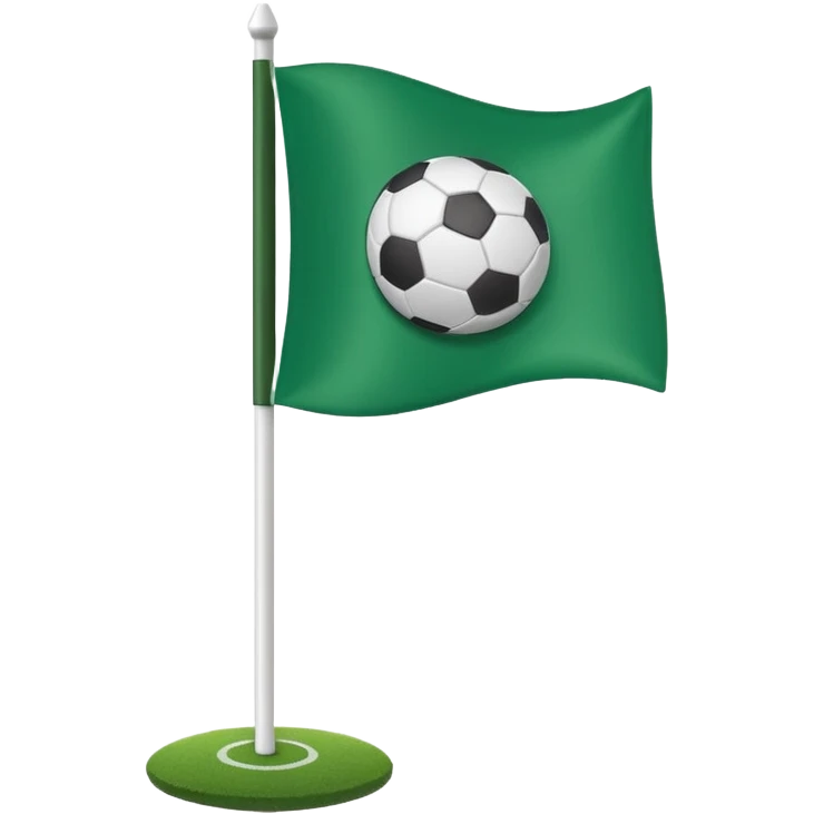 football corner flag emoji