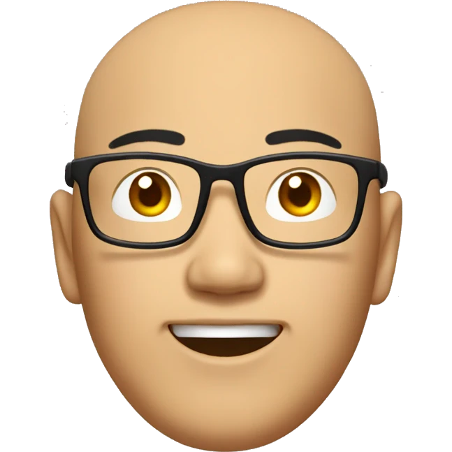 Asian guy(Vietnamese) wearig glasses emoji