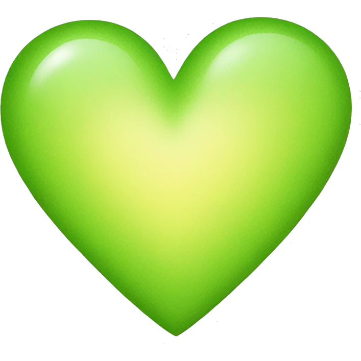 Yellow-green heart emoji