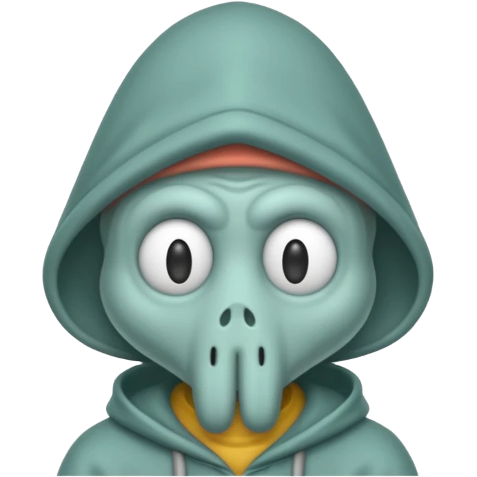 Squidward in the hood emoji