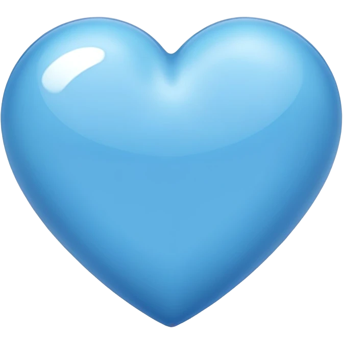 blue heart emoji