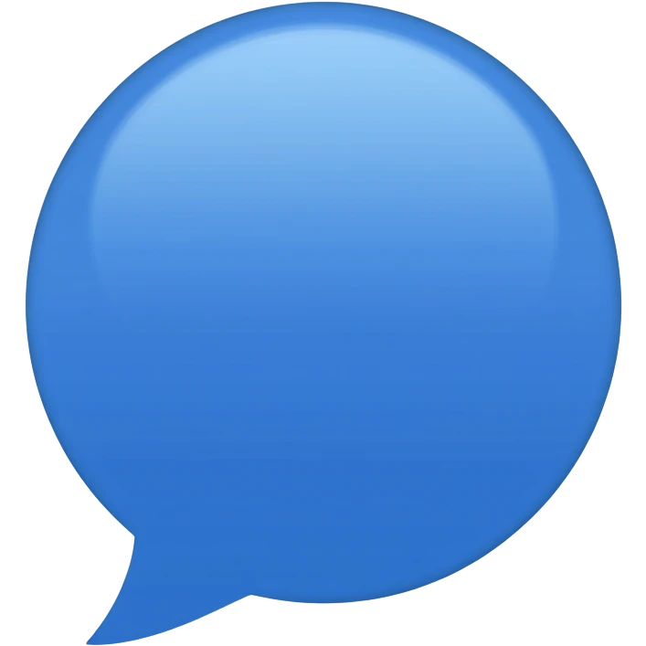 white facebook messenger emoji