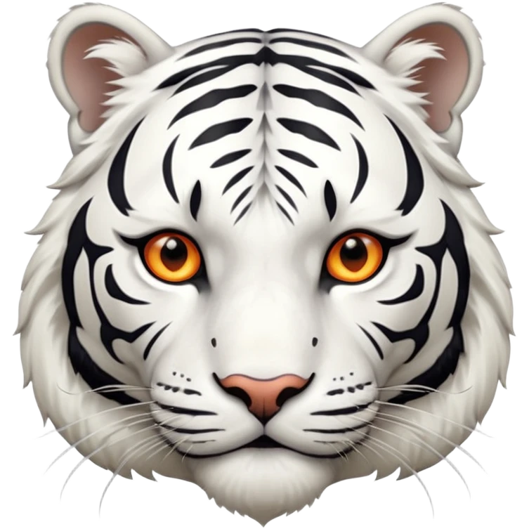 White tiger emoji