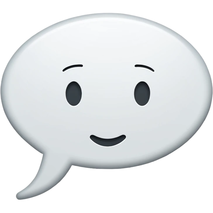 Speech bubble emoji