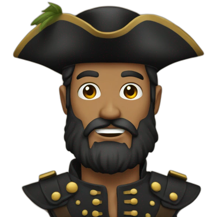 blackbeard emoji