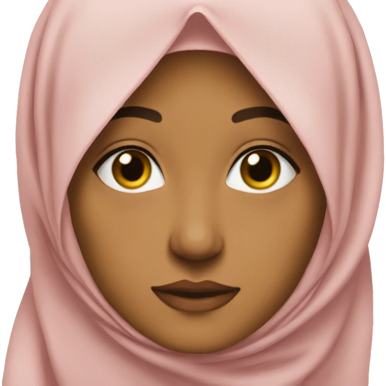 Hijabi-woman-eye roll-🙄 emoji