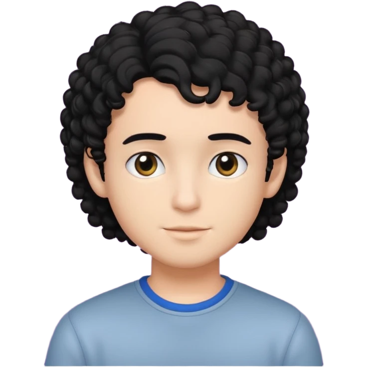black curly hair black straight hair boy dating emoji