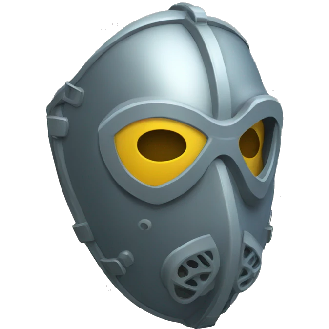 medieval scuba mask isometric emoji