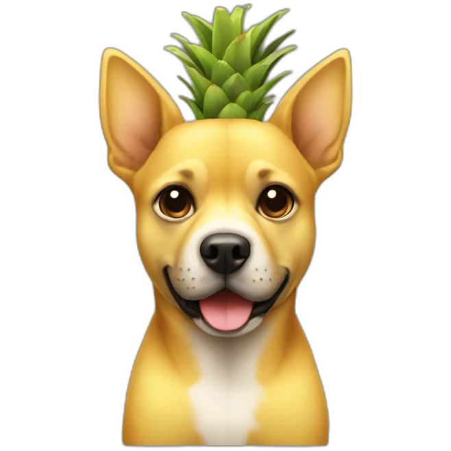 Ananas chien emoji