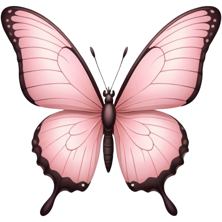 light pink butterfly emoji