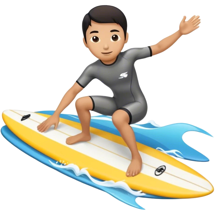 Hai on a Surfboard emoji