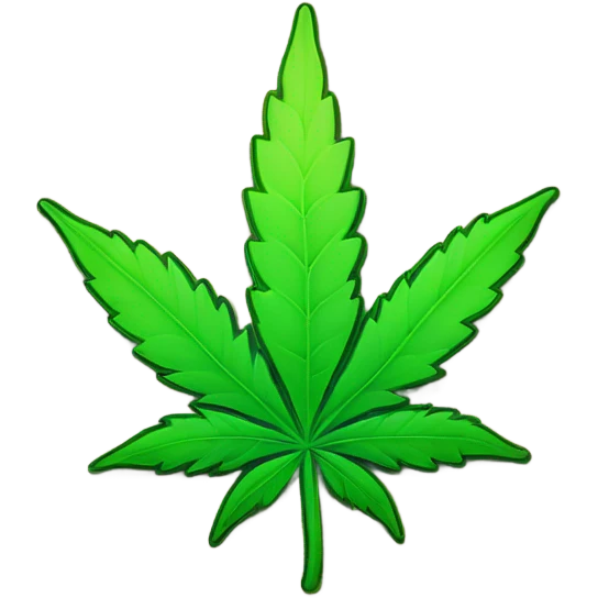 happy weed flower emoji