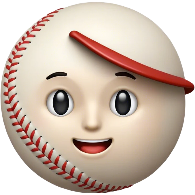 Cinematic Realistic Baseball Pop Culture Emoji, showcasing an action-packed scene of America's favorite pastime rendered with lifelike textures and energetic, nostalgic lighting. emoji
